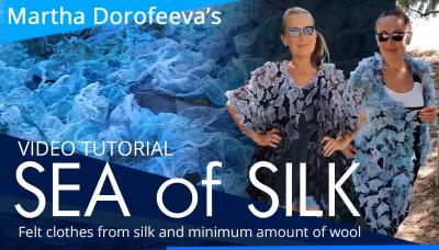 Sea of silk online video tutorial by Martha Dorofeeva
